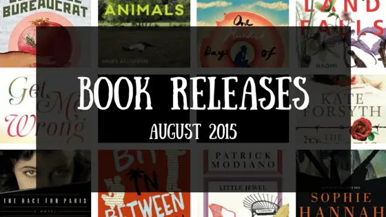 Book releases that caught my eye - August 2015