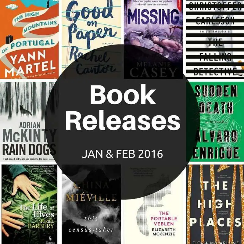 Book Releases January and February 2016