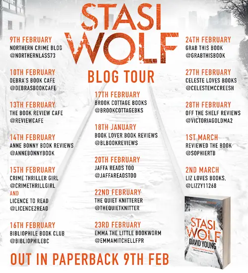 Stasi Wolf David Young book tour