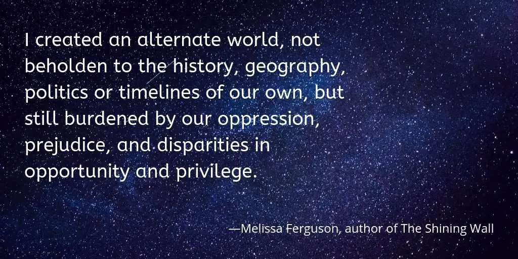 The Shining Wall author Melissa Ferguson