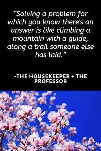Yoko Ogawa Quote - The Housekeeper + The Professor