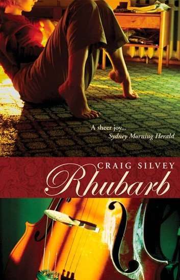 Rhubarb - Craig Silvey - Book Cover (girl sitting on carpet and cello)