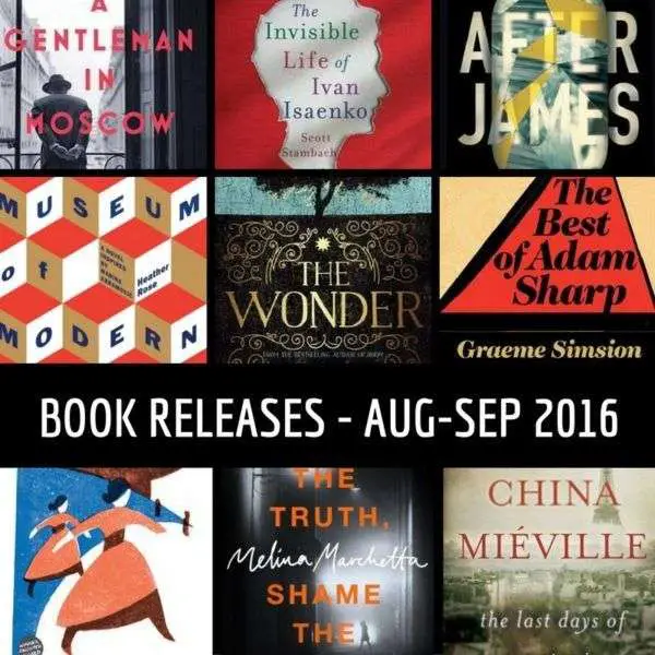 New books August September 2016