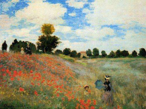 Claude Monet - The Poppy Field near Argenteuil, 1873